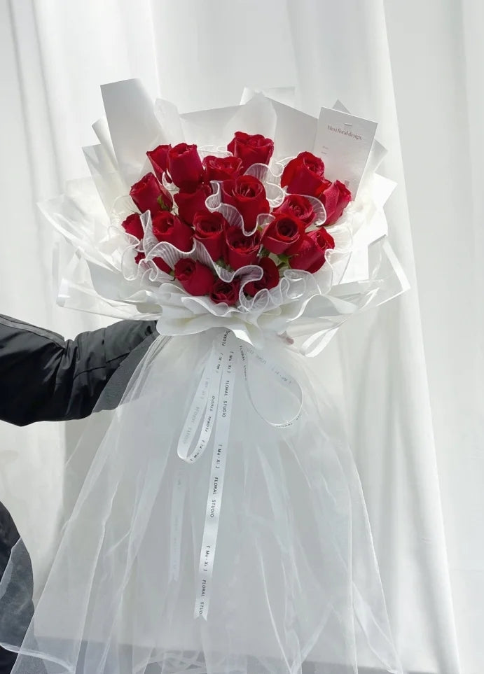 Classic 24 Red Roses Bouquet