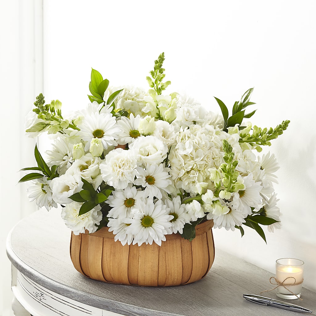 Pure Ivory Basket – JARDIN D'ETE, Markham ON