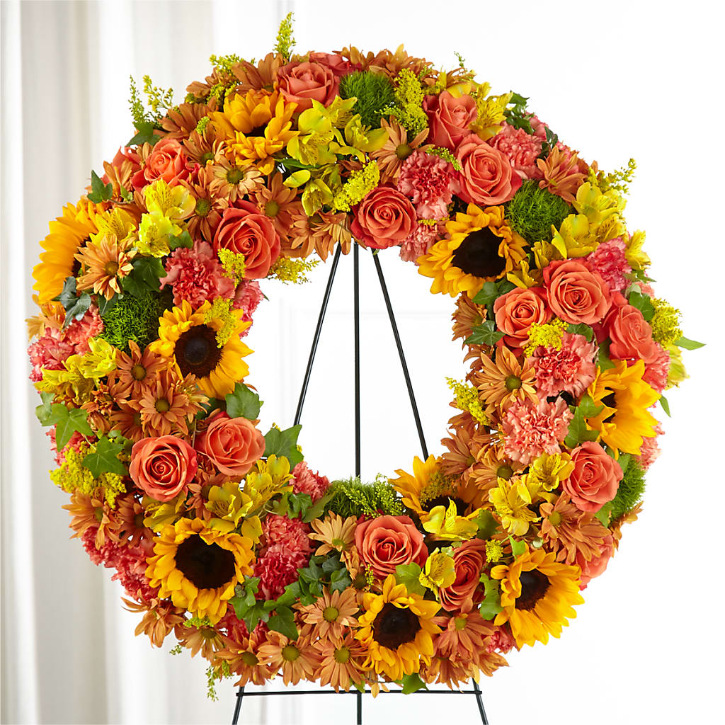 Autumnal Memories Wreath (Standard) – JARDIN D'ETE, Markham ON