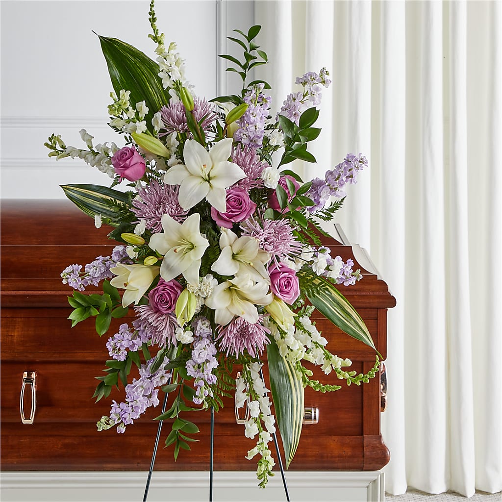 Grateful Hearts Standing Spray – JARDIN D'ETE, Markham ON