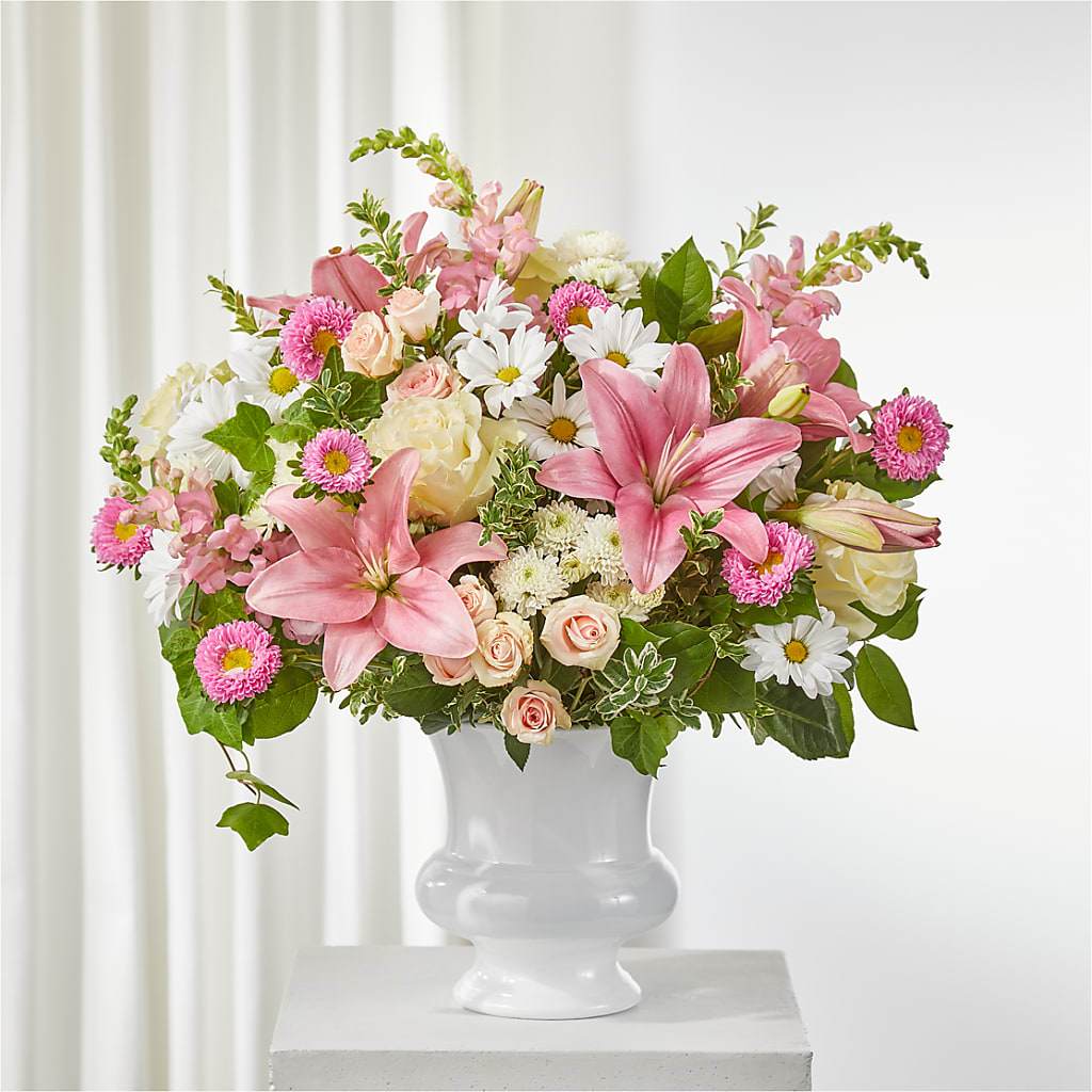 Empathetic Blooms Urn Arrangement – JARDIN D'ETE, Markham ON