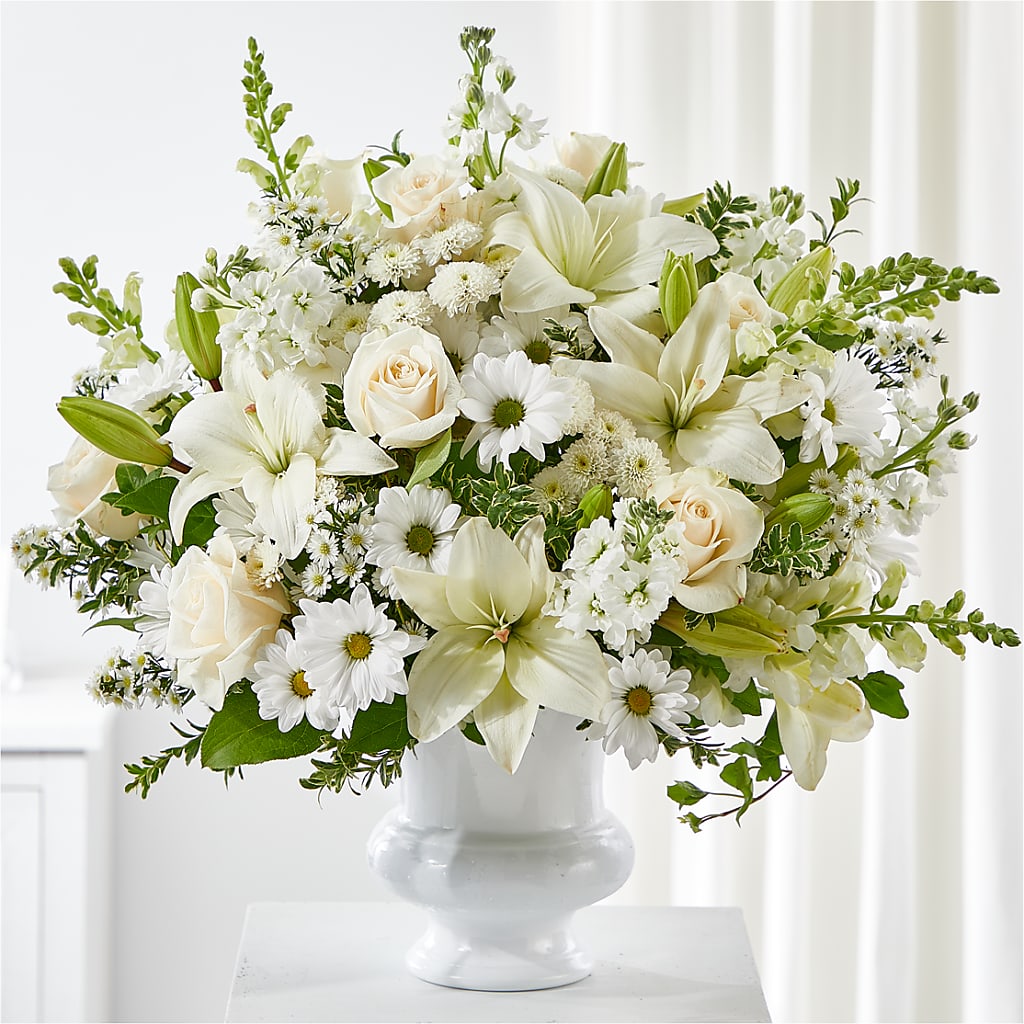 Uplifting Urn Arrangement – JARDIN D'ETE, Markham ON