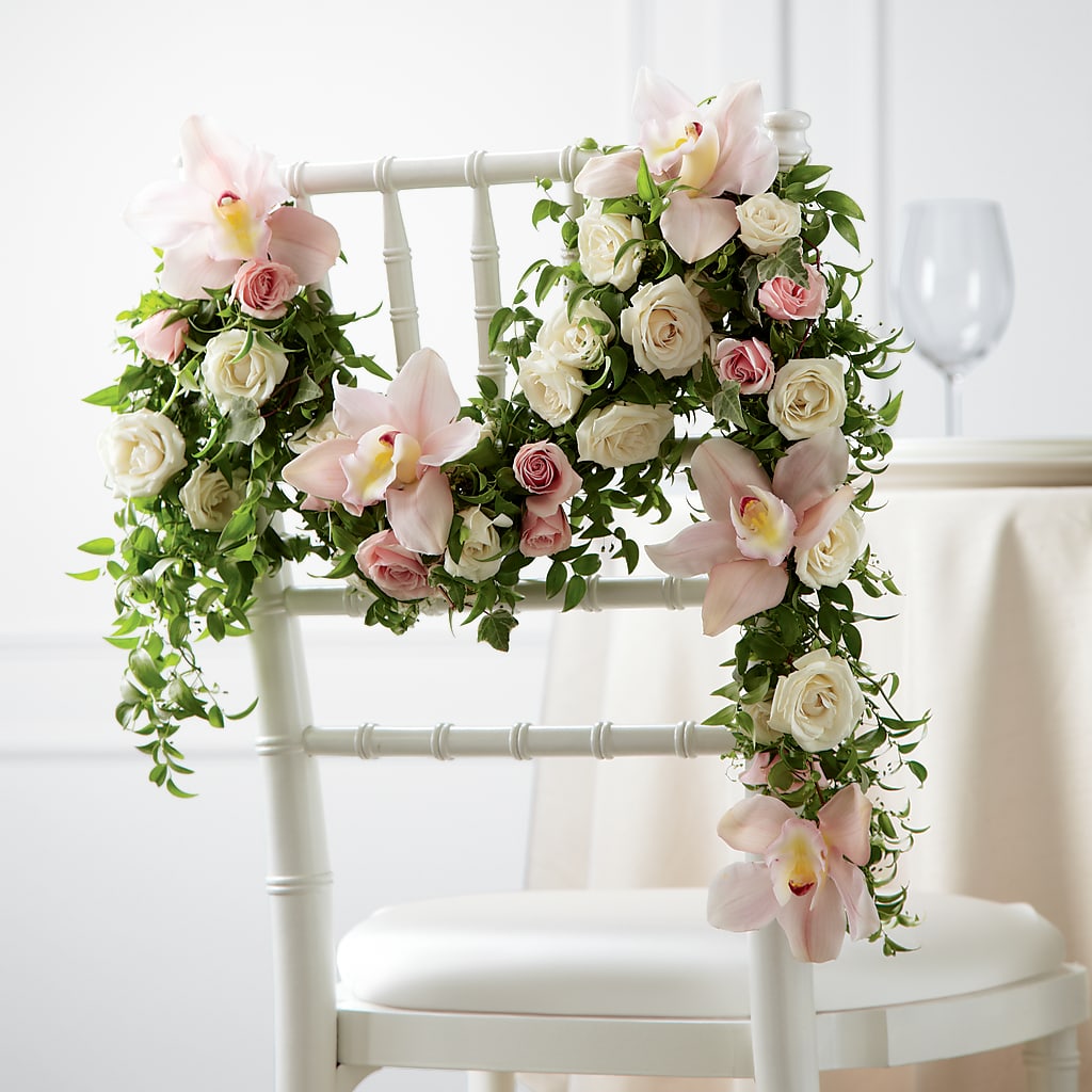 Orchid Rose Chair Décor – JARDIN D'ETE, Markham ON