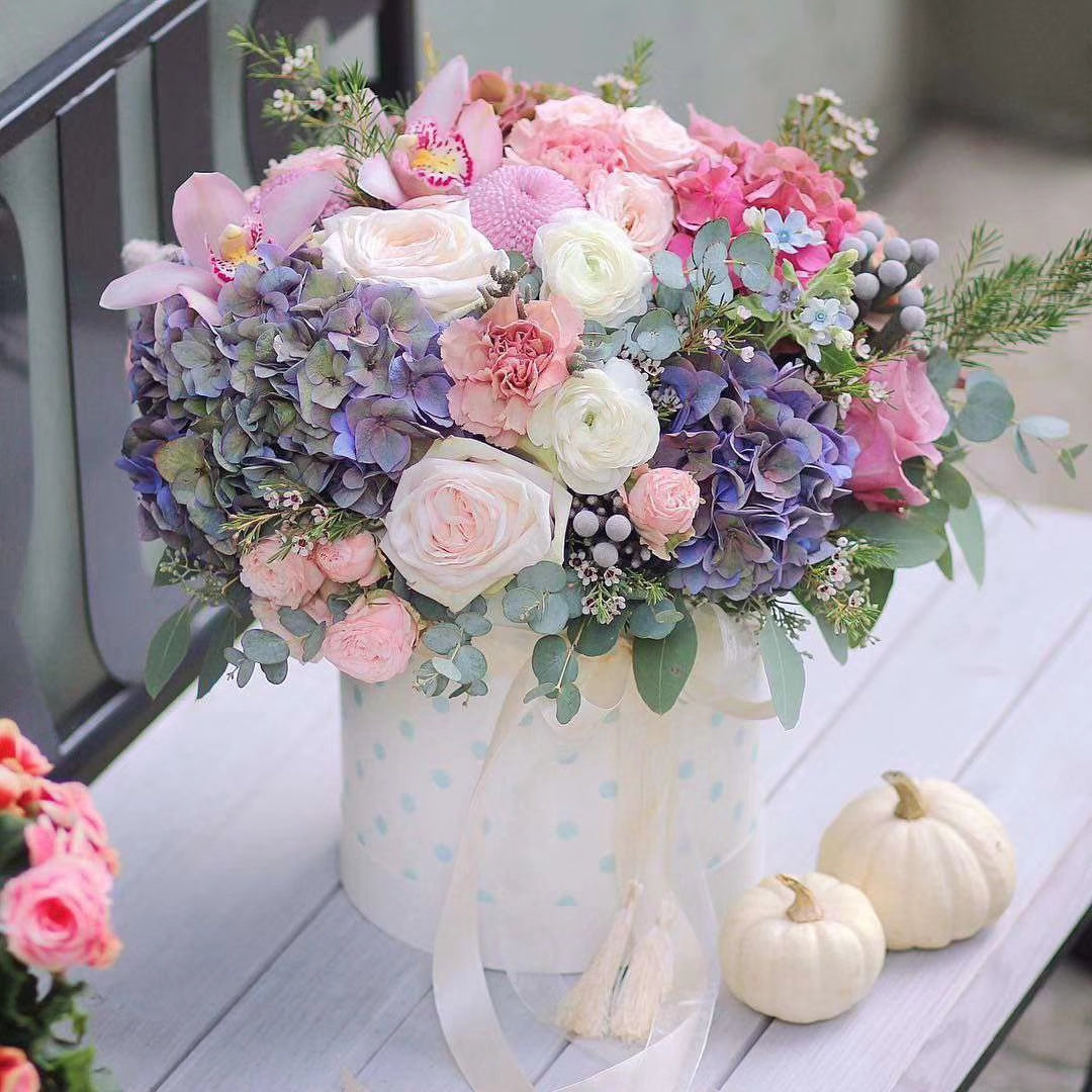 Hug Bucket Bouquet