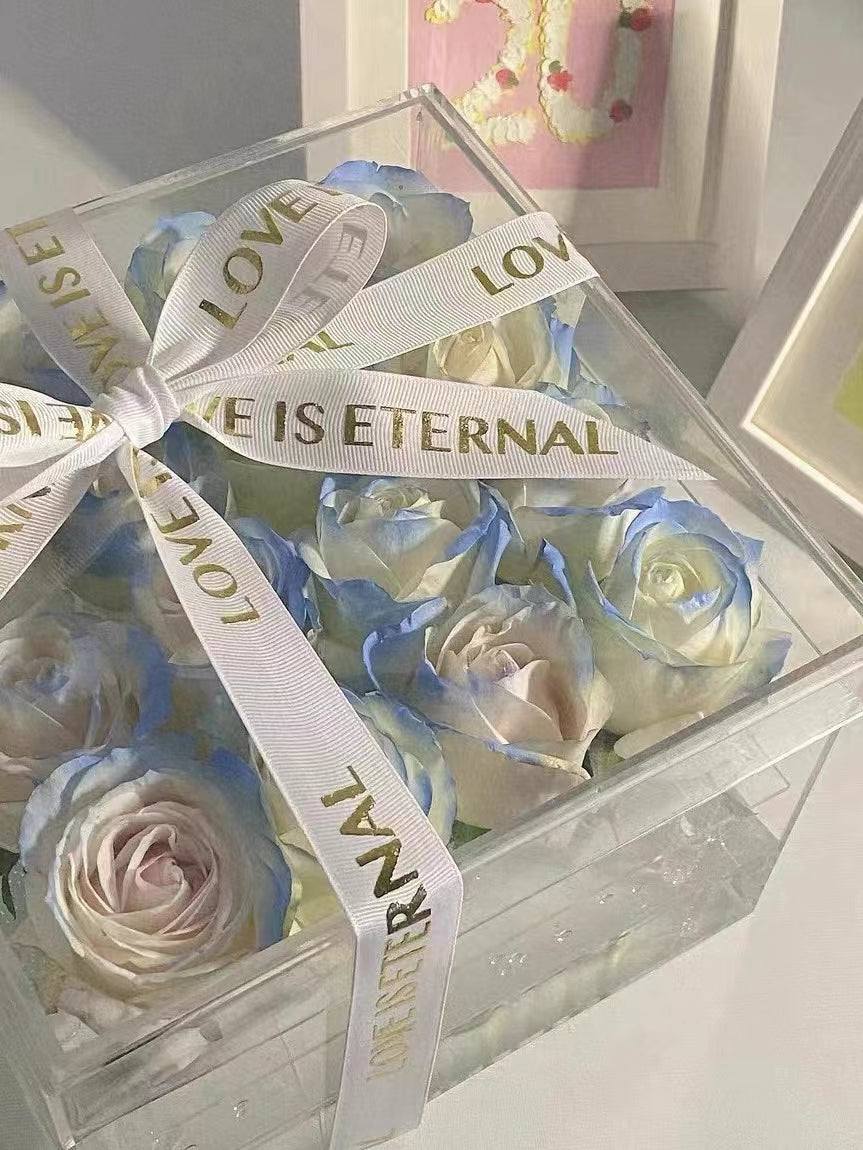 Crystal Cube Rose Gift – JARDIN D'ETE, Markham ON