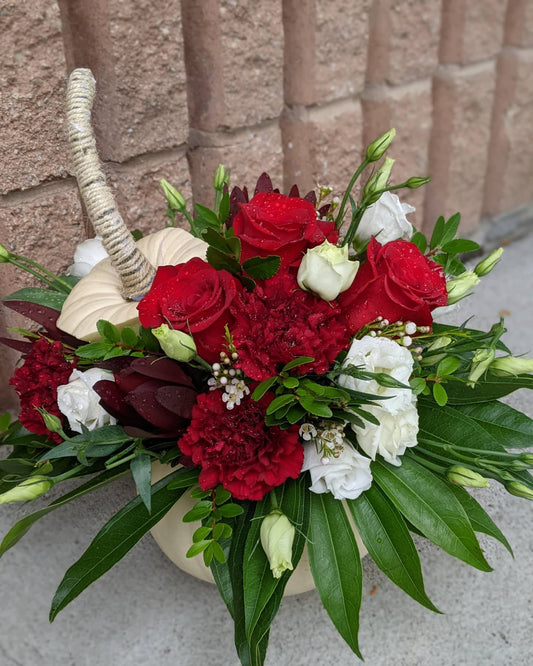 Autumn White Arrangement