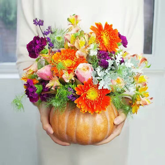 Pumpkin Harvest Floral Arrangement