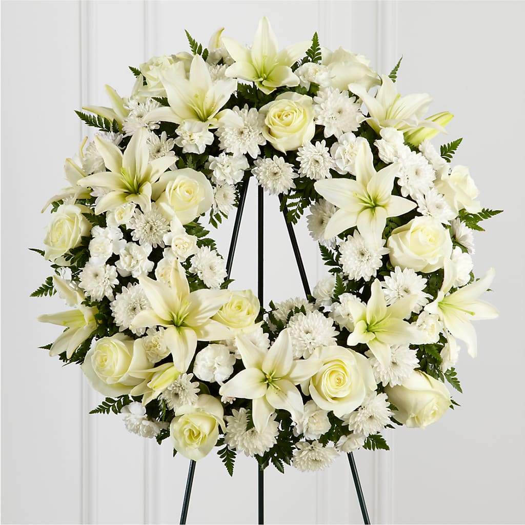 Corona de homenaje preciada