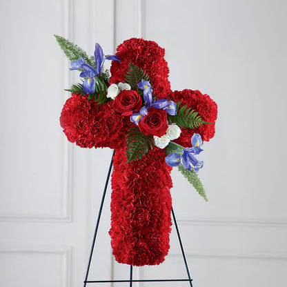 Faithful Hero Floral Cross – JARDIN D'ETE, Markham ON